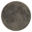 Black moon U+1F311 Black moon U+1F311