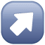 Arrow top right U+2197 Arrow top right U+2197