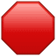 Red sign emoji U+1F6D1 Red sign emoji U+1F6D1