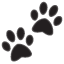 Paw prints Emoji U+1F43E Paw prints Emoji U+1F43E
