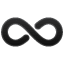 Infinity symbol U+267E Infinity symbol U+267E