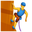 Climbing smiley U+1F9D7 Climbing smiley U+1F9D7