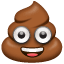 Faccina di merda Whatsapp U + 1F4A9