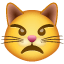 Vista profilo gatto Whatsapp U + 1F63E