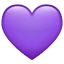 Purple heart Whatsapp emoji U+1F49C Purple heart Whatsapp emoji U+1F49C