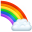 Rainbow emoji U+1F308 Rainbow emoji U+1F308