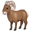 Ram emoji U+1F40F Ram emoji U+1F40F