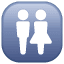 Restroom symbol U+1F6BB Restroom symbol U+1F6BB