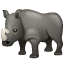 Rhino U+1F98F Rhino U+1F98F