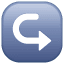 Arrow bending right U+21AA Arrow bending right U+21AA