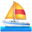 Sailboat emoji U+26F5 Sailboat emoji U+26F5