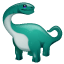 Dinosaur smiley U+1F995 Dinosaur smiley U+1F995
