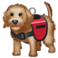 Assistance dog emoji U+1F415 U+1F9BA Assistance dog emoji U+1F415 U+1F9BA