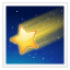 Falling star emoji U+1F320 Falling star emoji U+1F320