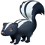 Skunk emoji U+1F9A8 Skunk emoji U+1F9A8