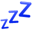 Sleep symbol U+1F4A4 Sleep symbol U+1F4A4