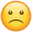 Emoji rattristato U + 1F641