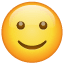 Emoji de leve sorriso Whatsapp U + 1F642