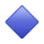 Blue diamond emoji U+1F539 Blue diamond emoji U+1F539