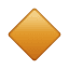 Orange rhombus U+1F538 Orange rhombus U+1F538