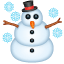 Snowman snowflake emoji U+2603 Snowman snowflake emoji U+2603