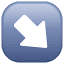 Arrow bottom right U+2198 Arrow bottom right U+2198