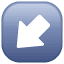 Arrow bottom left U+2199 Arrow bottom left U+2199