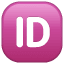 ID symbol Whatsapp U+1F194 ID symbol Whatsapp U+1F194
