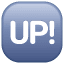 UP symbol U+1F199 UP symbol U+1F199