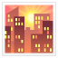 Sunset skyline emoji U+1F307 Sunset skyline emoji U+1F307