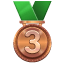 Third place medal U+1F949 Third place medal U+1F949