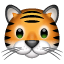 Tiger face emoji Whatsapp U+1F42F Tiger face emoji Whatsapp U+1F42F