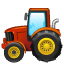 Tractor smiley U+1F69C Tractor smiley U+1F69C