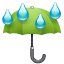 Umbrella with rain U+2614 Umbrella with rain U+2614