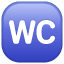 WC symbol U+1F6BE WC symbol U+1F6BE