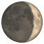 Waxing crescent moon U+1F312 Waxing crescent moon U+1F312