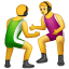 Wrestler whatsapp U+1F93C Wrestler whatsapp U+1F93C